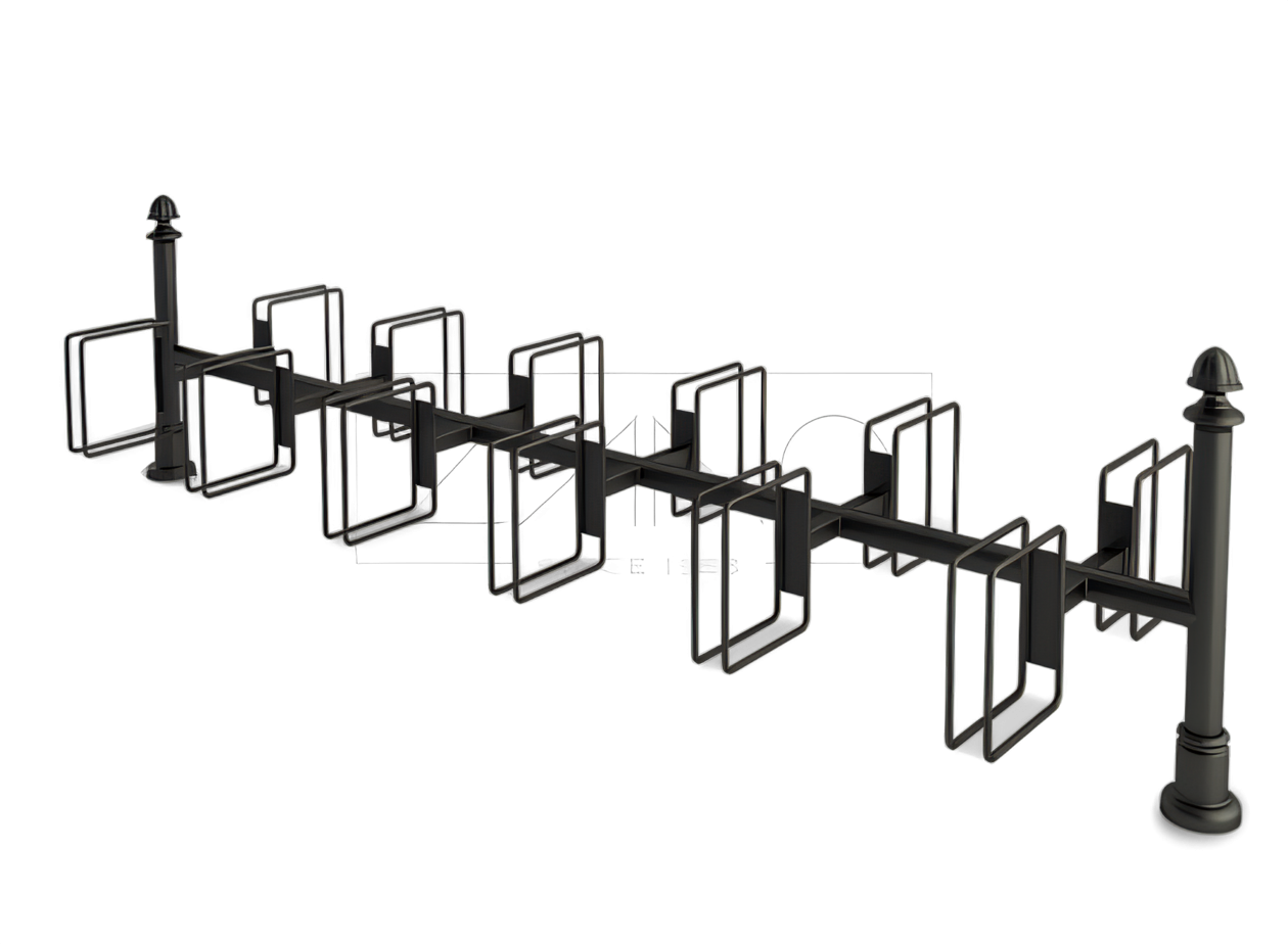 Polkupyörien pysäköinti kraków Retro-tyyliset polkupyörätelineet