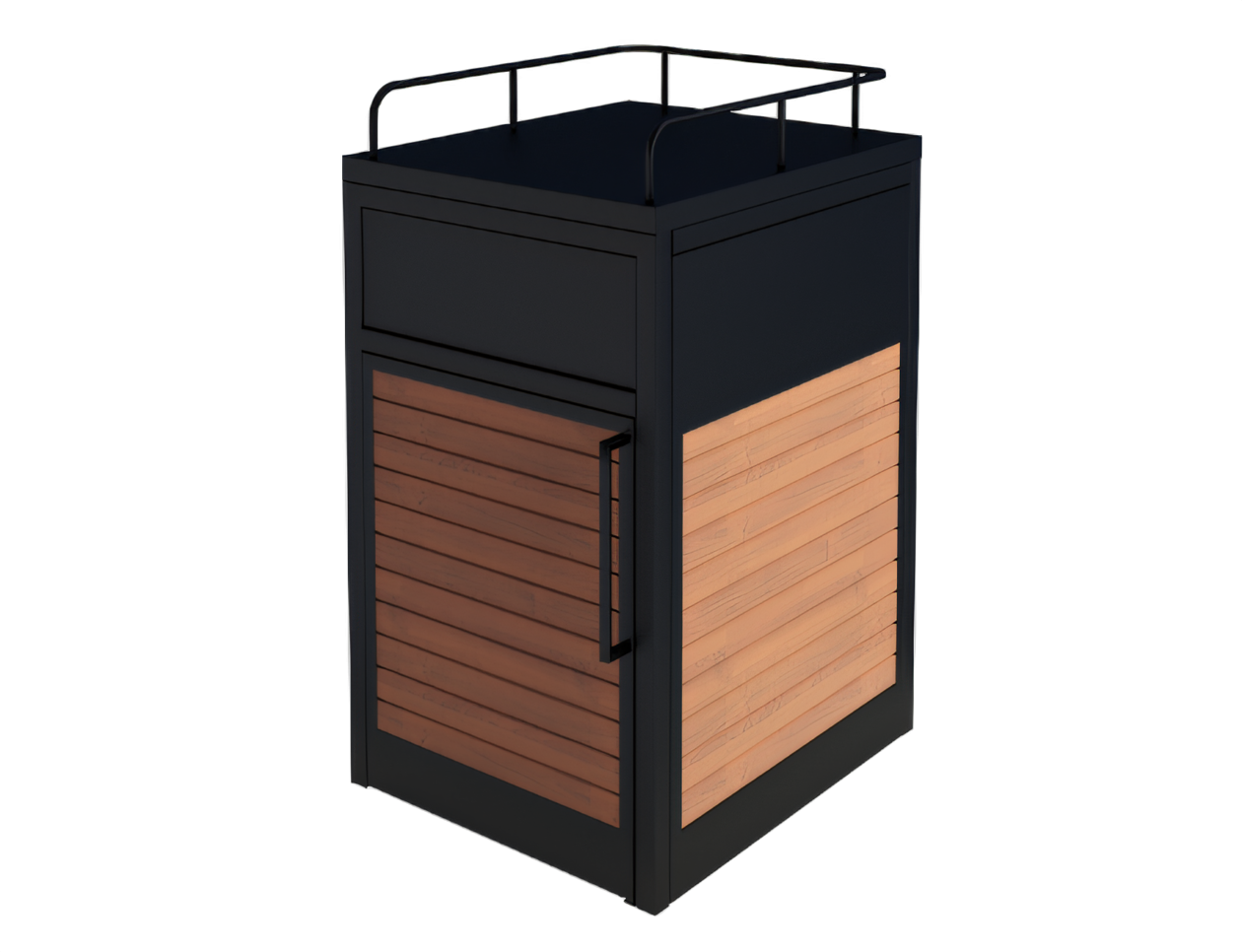 Metalliset tarjottimella varustetut korit ravintola-aluetta varten Tarjotin "tarjotin" kori