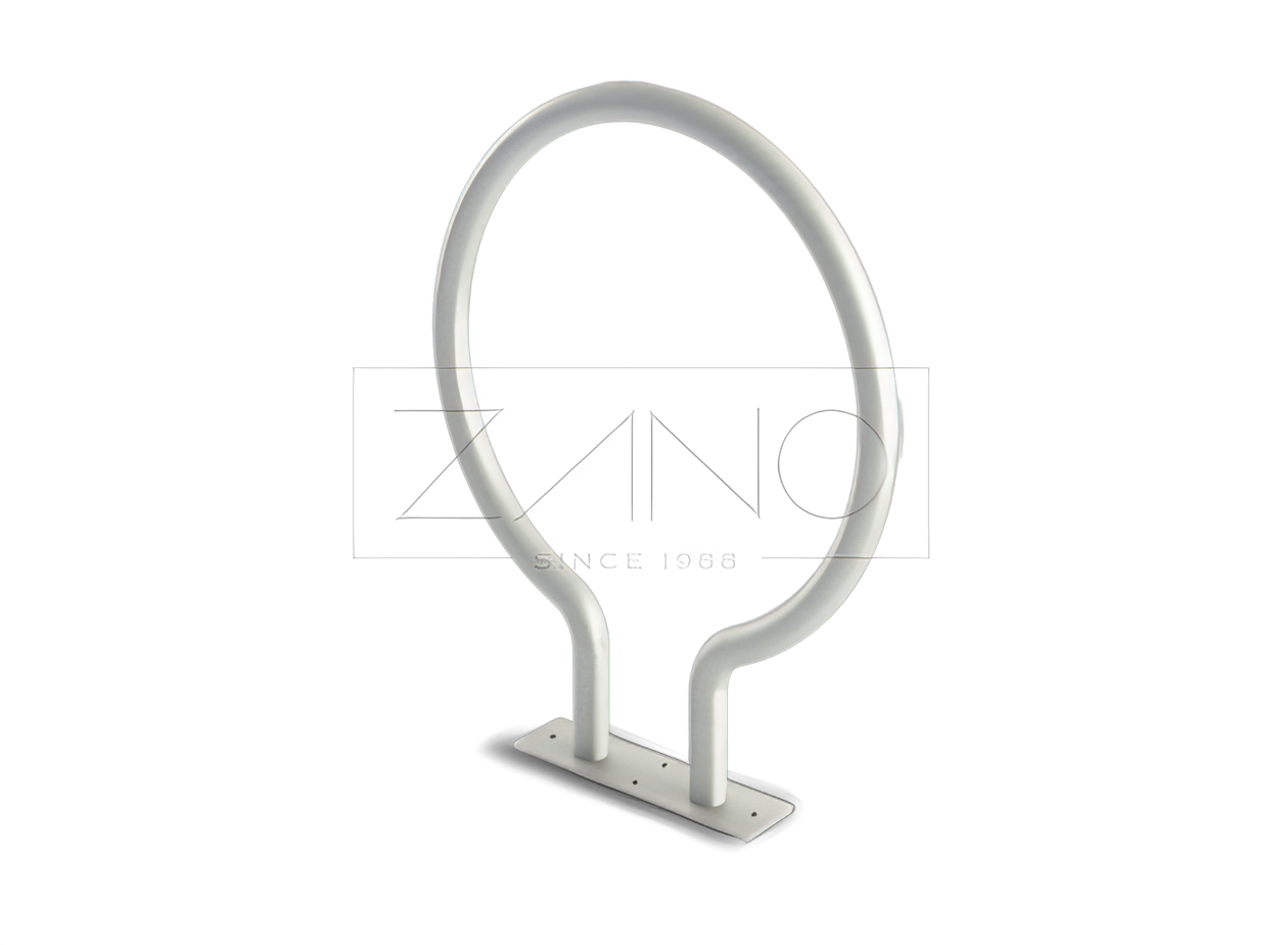 Polkupyöräteline Omega | ruostumaton teräs Moderni polkupyöräteline ruostumattomasta teräksestä, suunniteltu kahdelle polkupyörälle.