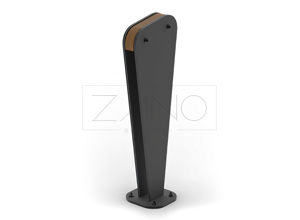 Mustasta ter&auml;ksest&auml; valmistettu kaupunkipylv&auml;s