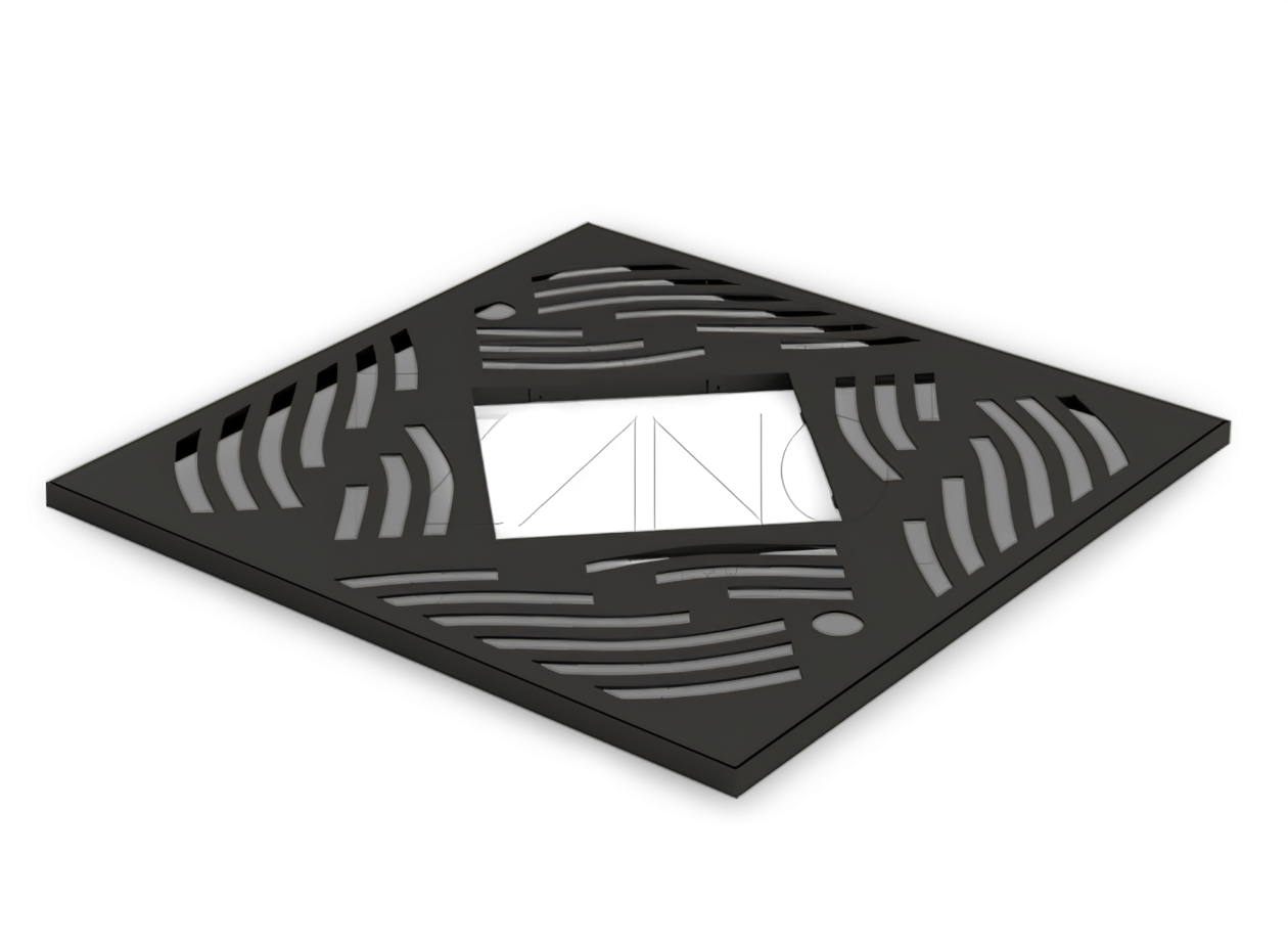 Koristeellinen neli&ouml;nmuotoinen puun s&auml;leikk&ouml;