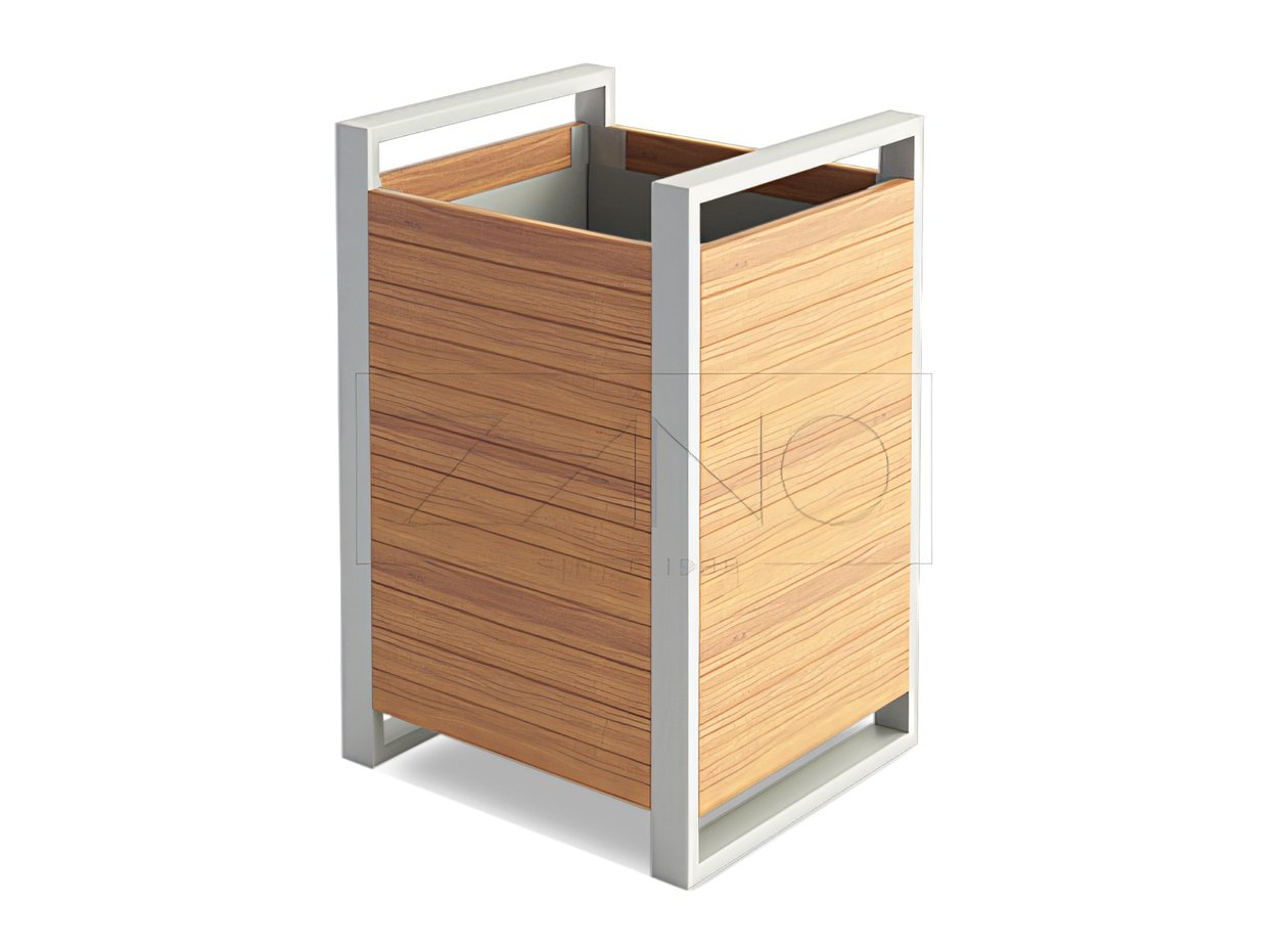 06.041 on moderni ruukku, jonka klassinen muoto perustuu moderniin ter&auml;ksen ja puun yhdistelm&auml;&auml;n.