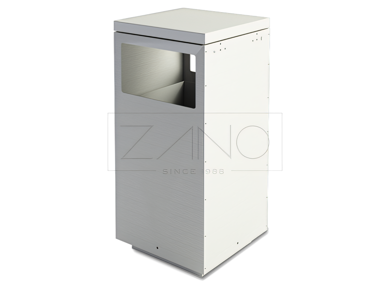 Sis&auml;&auml;nrakennettu Mimesis-ter&auml;sroskakori, jossa on nykyaikainen muotoilu