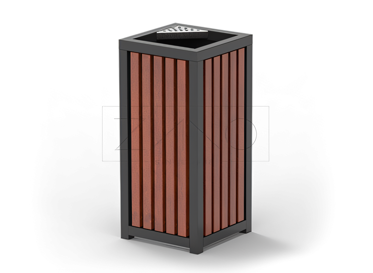 modernit korit, joissa on tuhkakuppi mustaa ter&auml;st&auml;