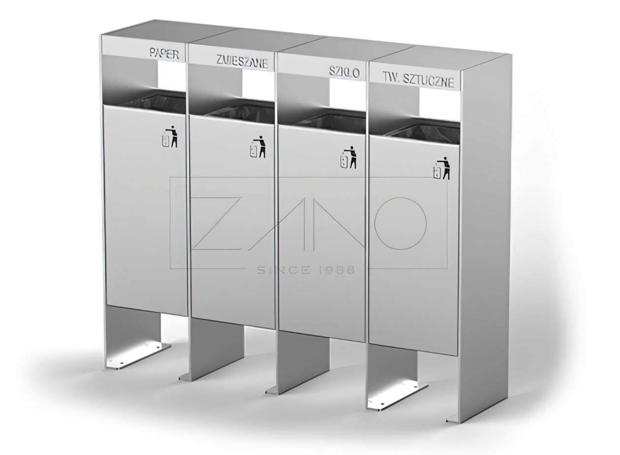 Yksinkertainen kierr&auml;tysastia ruostumattomasta ter&auml;ksest&auml;