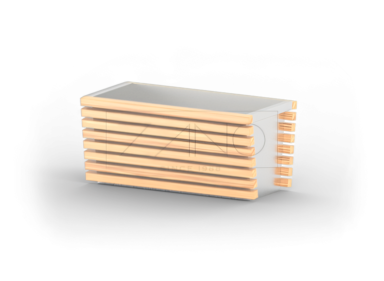 Moderni ja tyylikäs kattila ruostumatonta terästä ja puuta Moderni ja tyylikäs kattila ruostumatonta terästä ja puuta