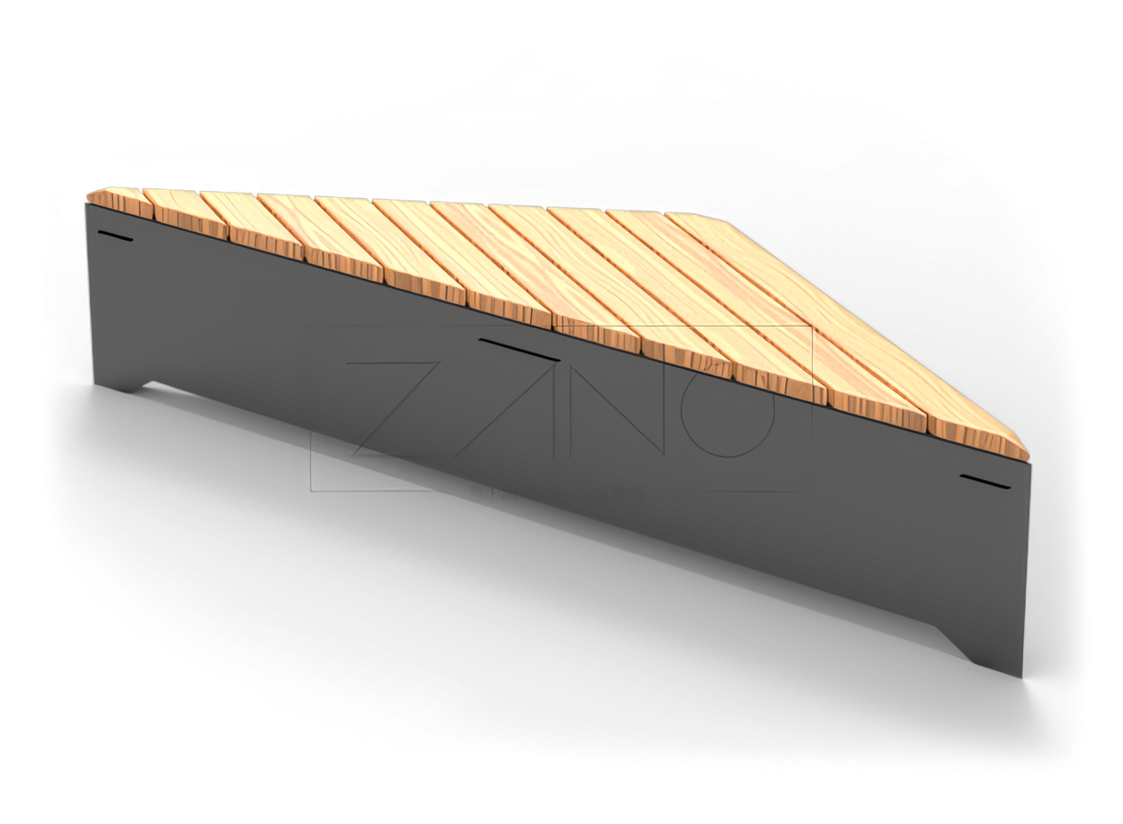 Moderni modulaarinen penkki ter&auml;ksest&auml;