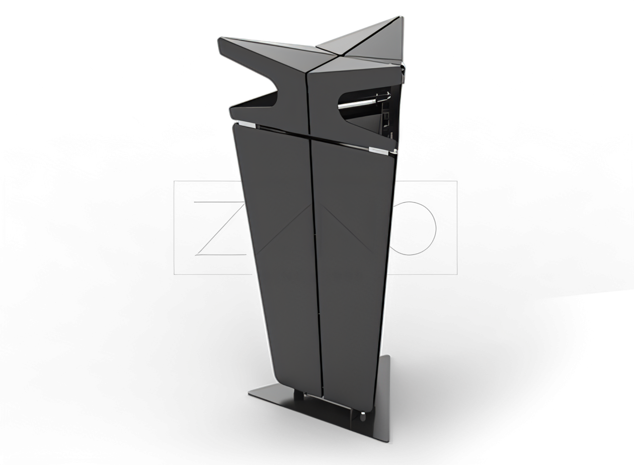 Moderni kaupunkien j&auml;teastia liike-, puisto- ja katutiloja varten