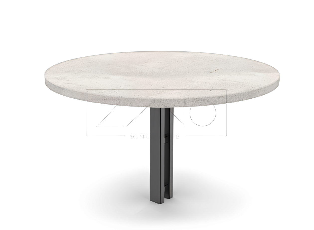 Väylätaulukko 13.020.2, hiiliterästä, betonipintainen. Puistoshakki ja kiinalainen pöytä