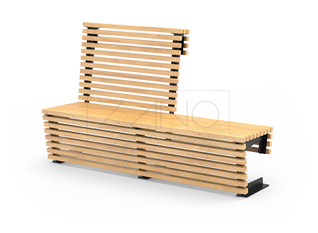 Modulaarinen puinen penkki Flash- ihanteellinen moderniin tilaan