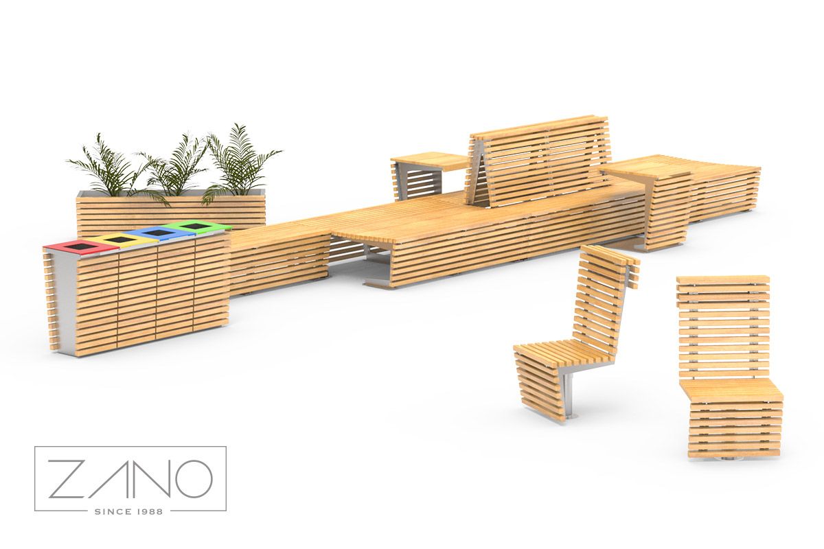 ZANO Small Architecture -yrityksen Flash-huonekalumallisto