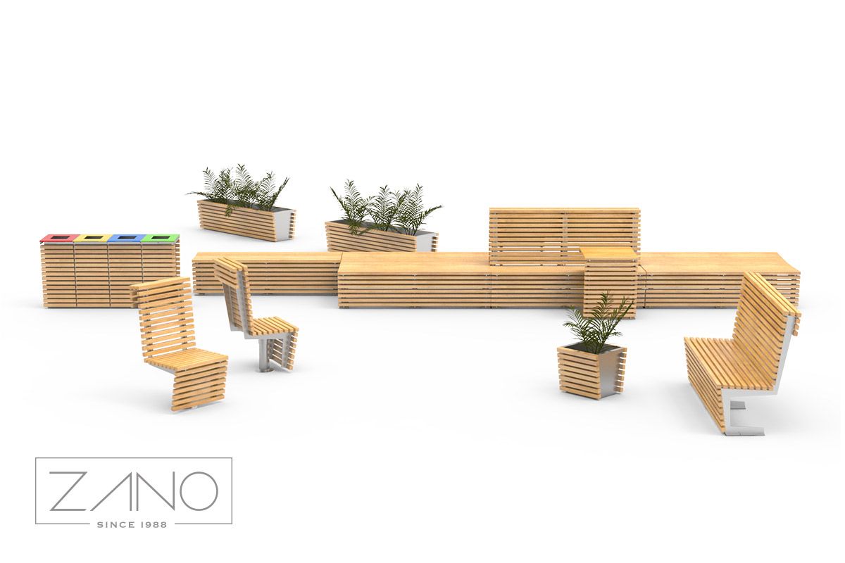 Flash-huonekalut ZANO urban furniture