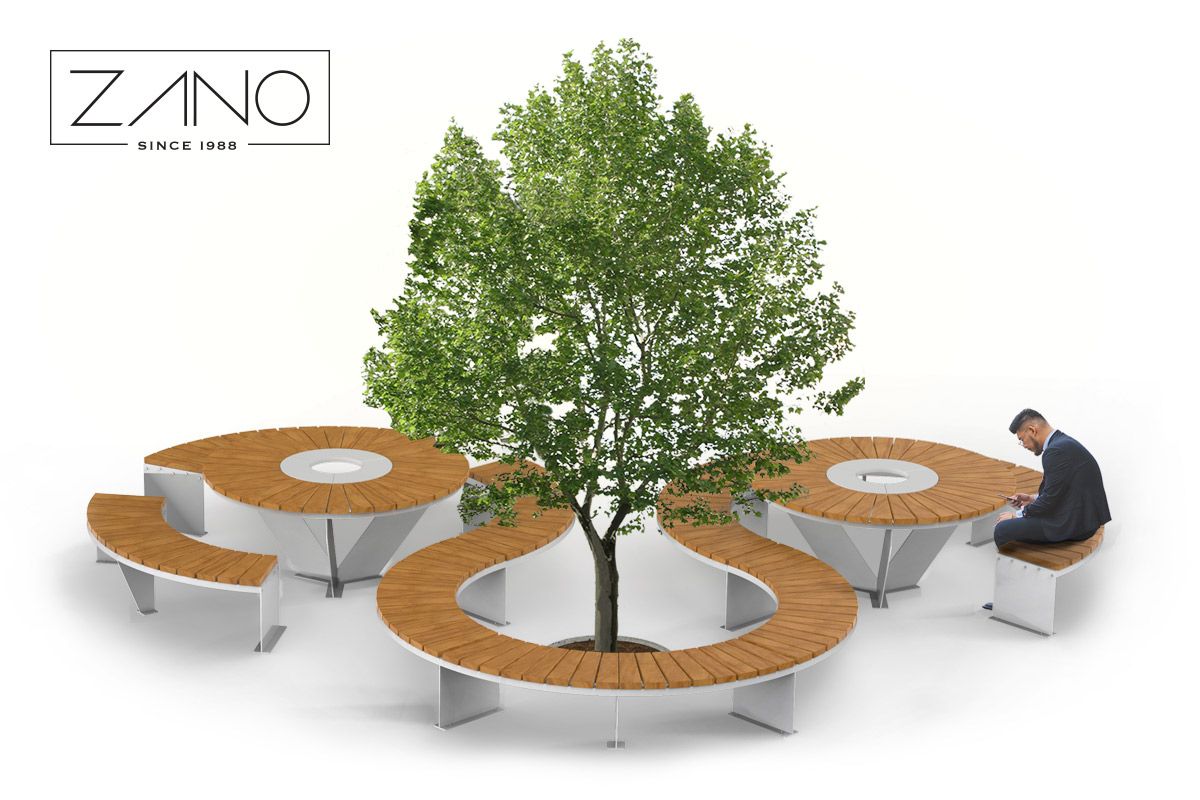 Domino | Pöytä tyylikkäät kaupunkikalusteet