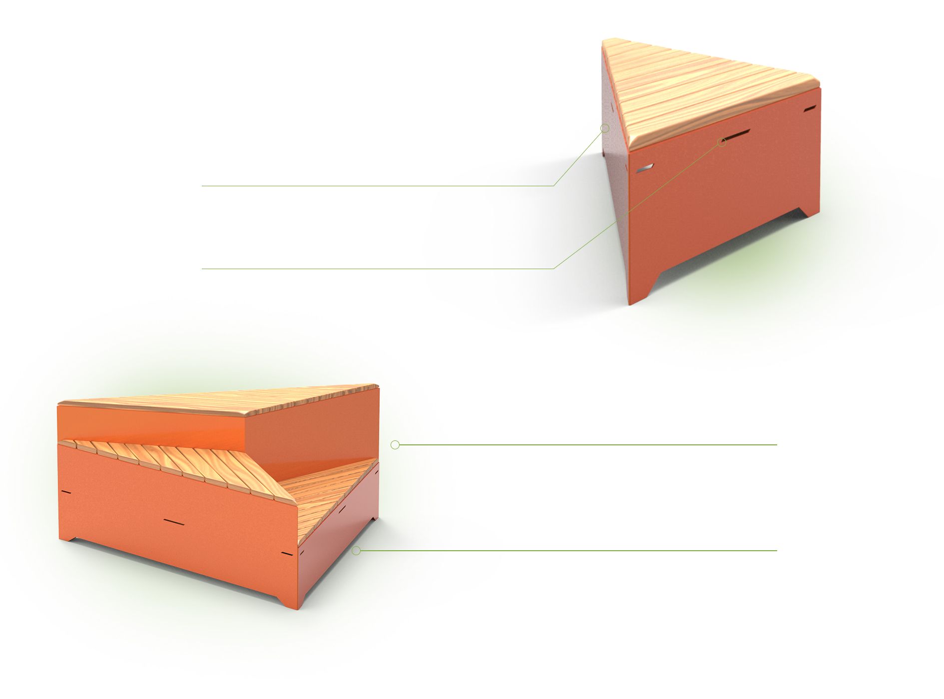 modulaariset kaupunkihuonekalut Puola