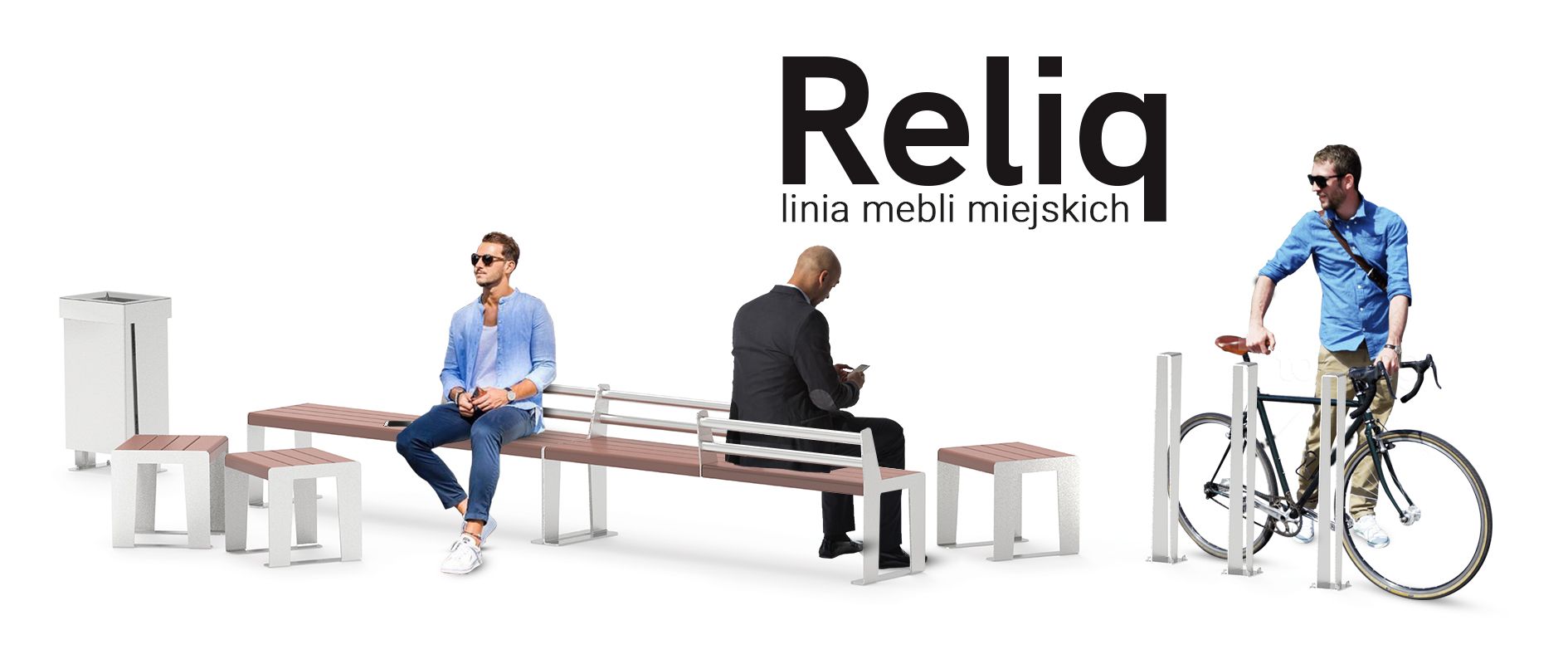 Tyylikkäät Reliq-kaupunkikalusteet ZANO urban furniture -yhtiöltä